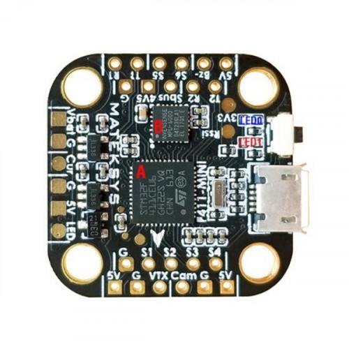 Matek System 20x20mm F411 Mini Mini F4 Flight Controller AIO OSD BEC