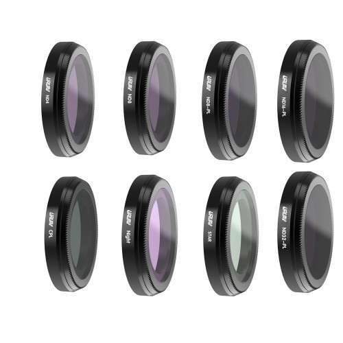 URUAV Camera Lens Filter Set STAR CPL ND4 ND8 ND16 Night ND8PL ND16PL