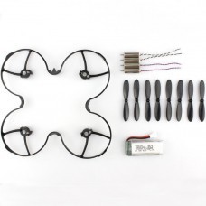 Hubsan X4 Plus H107P RC Drone Spare Crash Parts Pack Black Protection Cover H107P -001 
