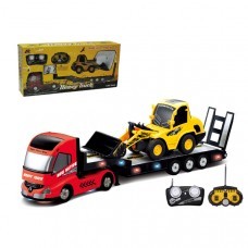 QINGYI MINI Remote Control Toy 1:32 6CH Remote Control Trailer With 1:20 6CH Remote Control Dump Truck  