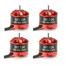 4X Racerstar Racing Edition 1104 BR1104 4000KV 1-2S Brushless Motor For 100 120 150 Frame Kit