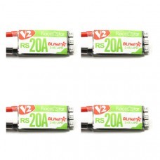 4X Racerstar RS20A V2 New 20A Blheli_S OPTO 2-4S ESC Support Oneshot42 Multishot 16.5 Dshot600