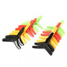 8 Pairs Kingkong 4*4.5*3 4045 4 Inch 3-Blade Rainbow Colorful Propellers CW CCW for FPV Racer 