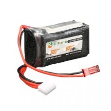 XF Power 11.1V 600mAh 3S 30C Lipo Battery JST Plug