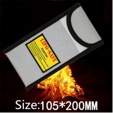 New Surface Fireproof Explosion Proof  Li-po Battery Safety Protective Bag 105*200MM