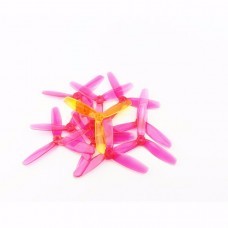 10 Pairs Kingkong 5045 5x4.5x3 3-Blade CW CCW Clear Single Color Propellers for FPV Racer