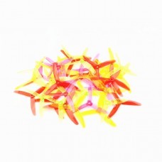 10 Pairs Kingkong 5040 5x4x3 3-Blade CW CCW Clear Single Color Propellers for FPV Racer