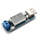 2S-3S Lipo Battery USB Power Converter Adapter with Digital Display 