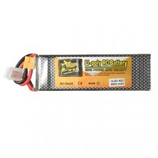 ZOP Power 14.8V 5500mAh 4S 45C Lipo Battery XT60 Plug With One Remote Battery Monitor