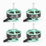 4X Racerstar Racing Edition 1103 BR1103 10000KV 1-2S Brushless Motor Green For 50 80 100 Multirotor