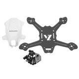 Youbi XV-130 130mm Frame Kit with Screw and Cover Gray White Black