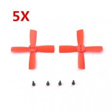 5 Pairs Eachine 2035 50mm 4 Blade Propellers ABS For Eachine Aurora 90 100 Mini FPV Racer 