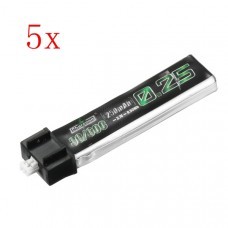 5PCS Charsoon 3.7V 250mAh 1S 30C/60C Lipo Battery for Blade Nano QX CPX and Tiny Whoop