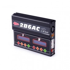 2B6AC Multifunction 2*50W AC DC Balance Charger Discharger Built-in Power Supply