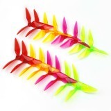 8 Pairs Kingkong 5051 Multicolor 3-blade Propeller CW CCW 5.0mm Mounting Hole for FPV Racer