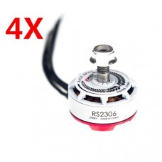4X Emax RS2306 White Edition 2750KV 3-4S Racing Brushess Motor For FPV Racing