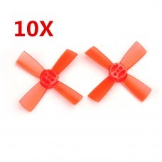 10 Pairs Racerstar 1735 43mm 4 Blade PC Propeller 1.5mm Hole For 11xx Motors Micro FPV Racing Frame