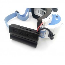 Realacc 18650 Li-ion Battery Replaced Refit Case DIY For Fatshark Goggles Case Only Without Battery