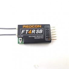 Redcon FT4RSB 4CH FASST Mini SBUS Receiver For FUTABA 14SG T10C T8FG