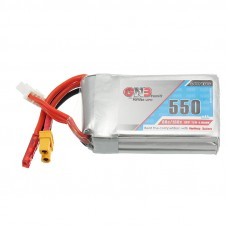 Gaoneng GNB 11.1V 550mAh 80/160C 3S Lipo Battery JST/XT30 Plug