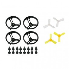 4 PCS Kingkong 1.9 Inch Propeller Protective Guard with 4 Pairs 1935 Propeller