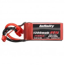 Infinity 1300mah 80C-110C 4S1P 14.8V RS FORCE EDITION Lipo Battery