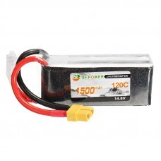 XF Power 14.8V 1500mah 120C 4S Lipo Battery XT60 Plug