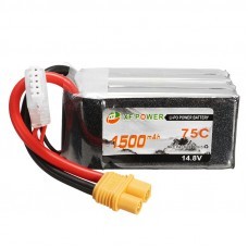 XF Power 14.8V 1500mah 75C 4S Lipo Battery SY60 XT60 Plug For Racer Drone