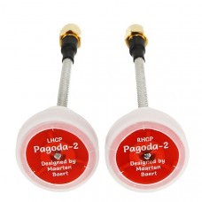 2PCS MXK 5.8 GHz Pagoda-2 Omnidirectional FPV Antenna LHCP/RHCP SMA Male 95mm
