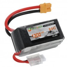XF Power 14.8V 1300mah 80C 4S Lipo Battery SY60 XT60 Plug For FPV Racing