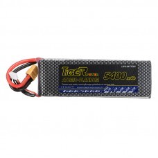 Tiger Power 11.1V 5400mAh 45C 3S Lipo Battery XT60 Plug