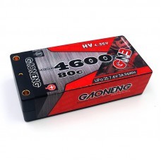 Gaoneng GNB 7.6V 4600mAh 80C HV4.35 34.96WH Lipo Battery T Plug For RC Car