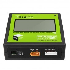 PG T610 120W 10A Lipo Battery Balance Charger 3.2 Inch Touch Screen Support 4.35-4.40V LiHV