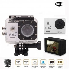 Ausek 1080P 30fps 16MP Full HD Sports Action Camera With HDMI 2 Inch LCD Built in 900mAh Battery  