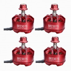 4X Racerstar 2307 BR2307S Fire Edition 2500KV 2-4S Brushless Motor For X220 250 280 300 Racing Frame