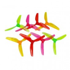 10 Pairs Kingkong 5053 127.68mm 3-blade Propeller PC 5mm Mounting Hole for FPV Racing Drone