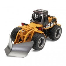 HuiNa Toys 1586 Snow Clearer 1:18 Engineering Truck Snowplows 6 Channels 2.4G Alloy Remote Control Car 