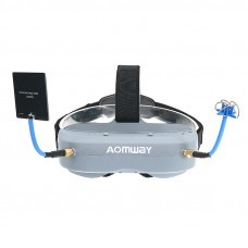Aomway Commander Goggles V1 2D 3D 40CH 5.8G FPV Video Headset With Head Tracker Support HD Port DVR