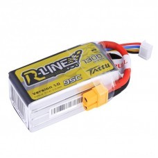 Tattu R-Line 14.8V 1300mAh 95C 4S XT60 Plug Lipo Battery For FPV RC Drone