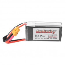 Infinity Graphene 7.4V 550mAh 70C 2S Lipo Battery XT30 Plug
