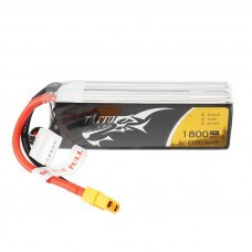 TATTU 14.8V 1800mAh 75C 4S XT60 Plug Lipo Battery for FPV RC Drone 