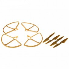 Hubsan H501S X4 RC Drone Spare Parts Propeller Pack with Blade Protector Guard 