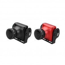 JJA-CM1200 1/3 CMOS 1200TVL Mini Camera 2.5mm Lens With OSD Button PAL/NTSC Black/Red For RC Drone