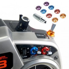 8PCS Remote Control Switch Color Nut For Spektrum RC Transmitter