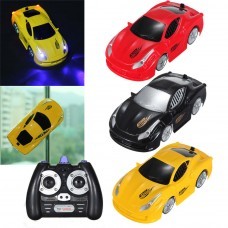 1PC LH-1208 1/32 Infrared Control 4CH Rc Car Floor Climbing Wall Climber With LED Light Toy