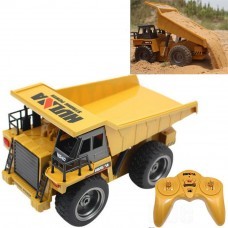 HuiNa Toys 1540 1/12 2.4G 6CH Electric Rc Car Dump Truck Alloy Engineering Vehicle 