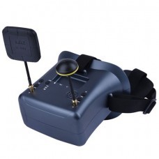 LS-008D 480*272 4.3 Inch LCD 5.8Ghz 40CH Diversity FPV Goggles with DVR Battery