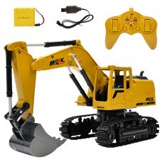 Ao Hai 3853 1/24 2.4G 8CH Rc Car Alloy Excavator Engineering Truck RTR Toy