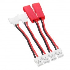 4PCS 3.7V 1S Battery Charger Charging Cable JST MX2.0 Plug for AirJugar YF-CG001 Charger