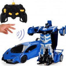 Wei Yu Toys 1/14 2.4G Gesture Induction Radio Control Rc Car One-Key Deformation Lighting Robot 
